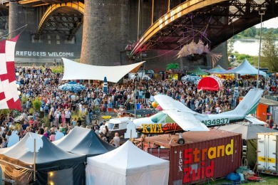 4Daagsefeestendonderdsg  Kaaij hoog