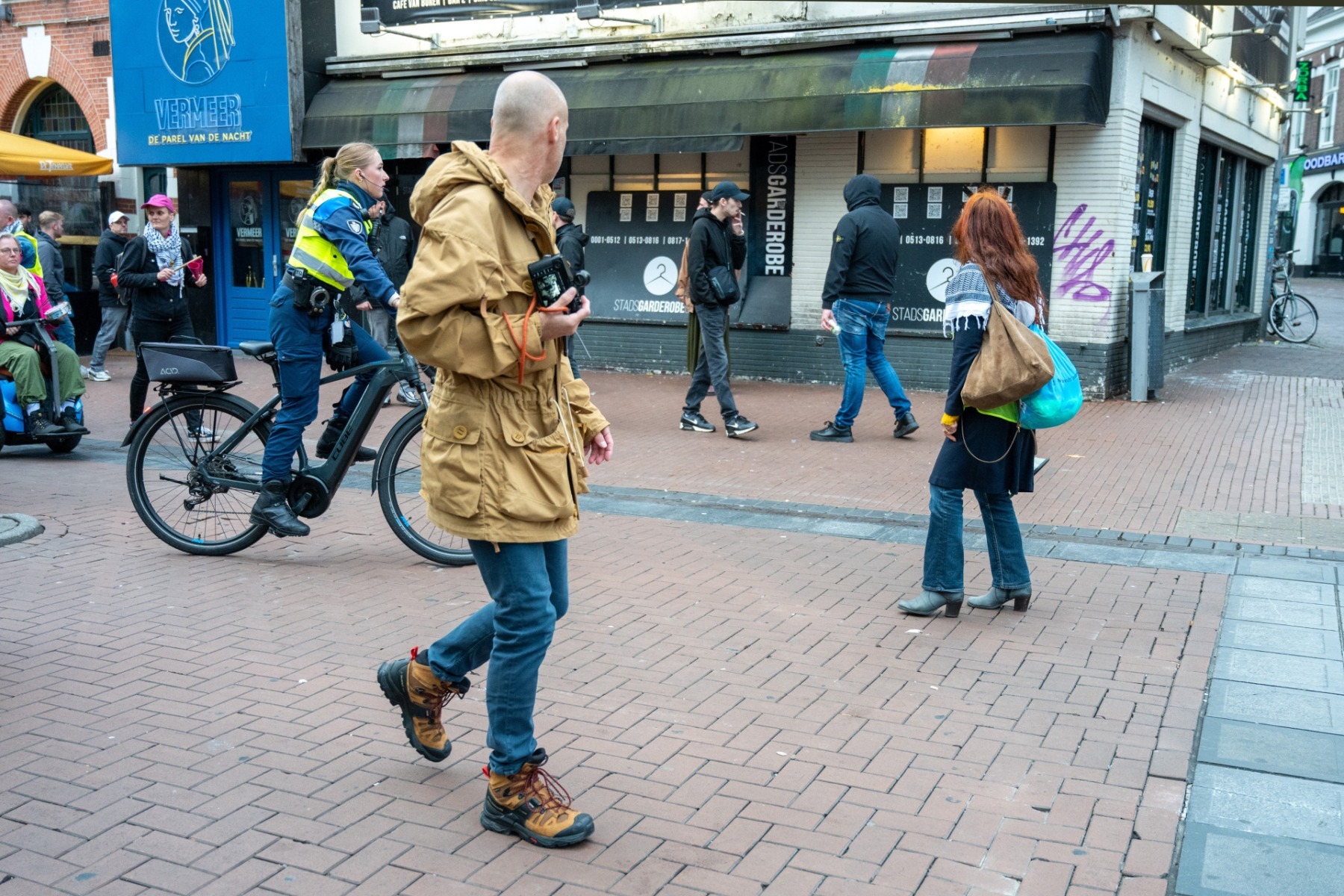 Anti Fascisme demonstratie in Nijmegen 2025