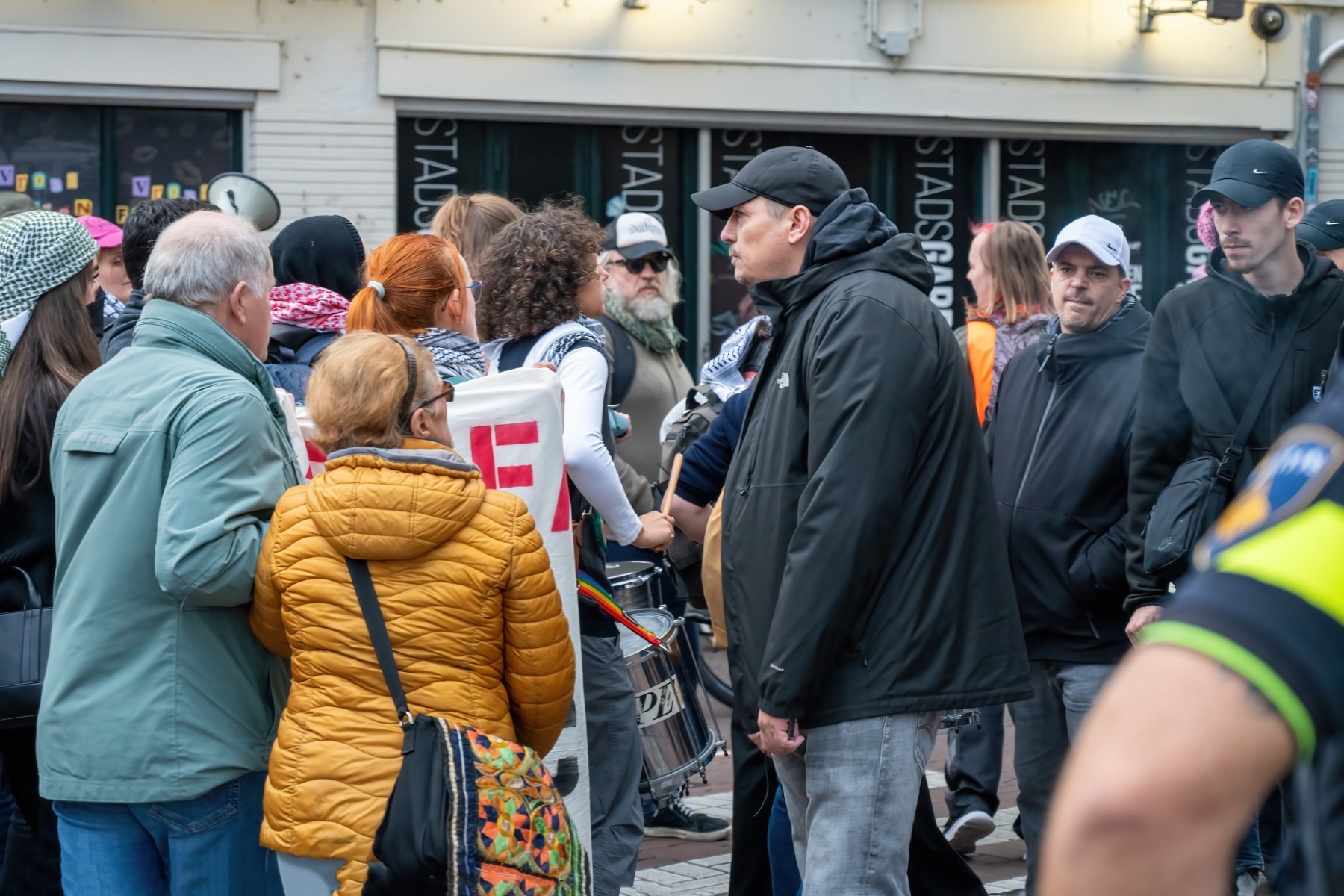 Anti Fascisme demonstratie in Nijmegen 2025