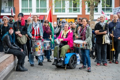 Anti Fascisme demonstratie in Nijmegen 2025
