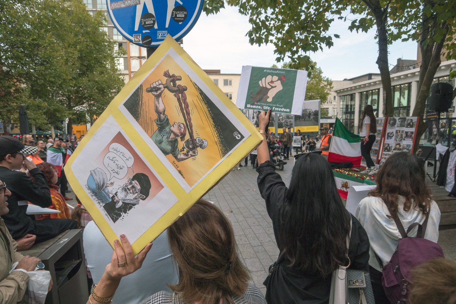 Demo Iran in Nijmegen