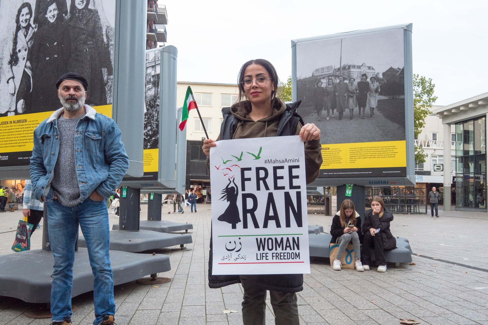 Demo Iran in Nijmegen
