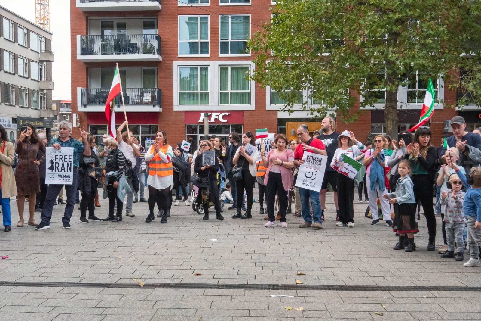 Demo Iran in Nijmegen