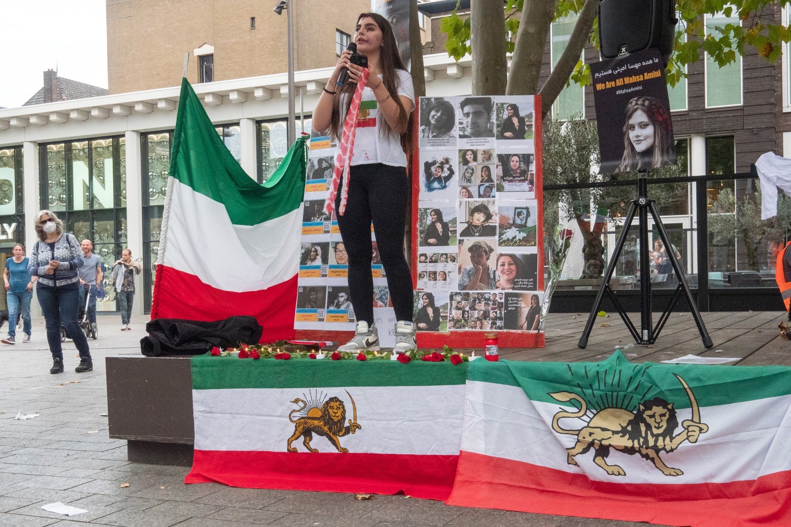 Demo Iran in Nijmegen