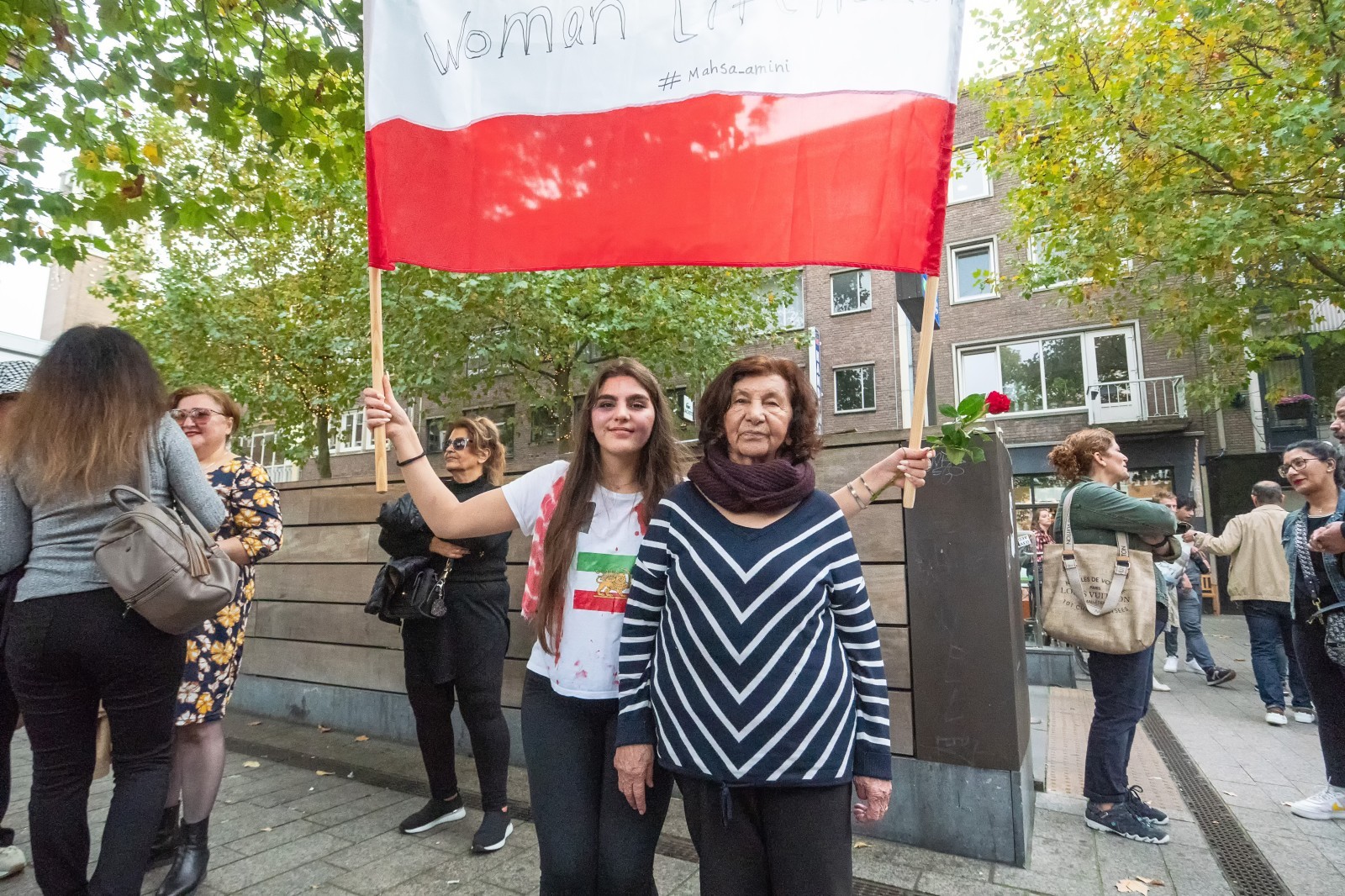 Demo Iran in Nijmegen