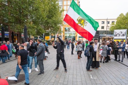 Demo Iran in Nijmegen