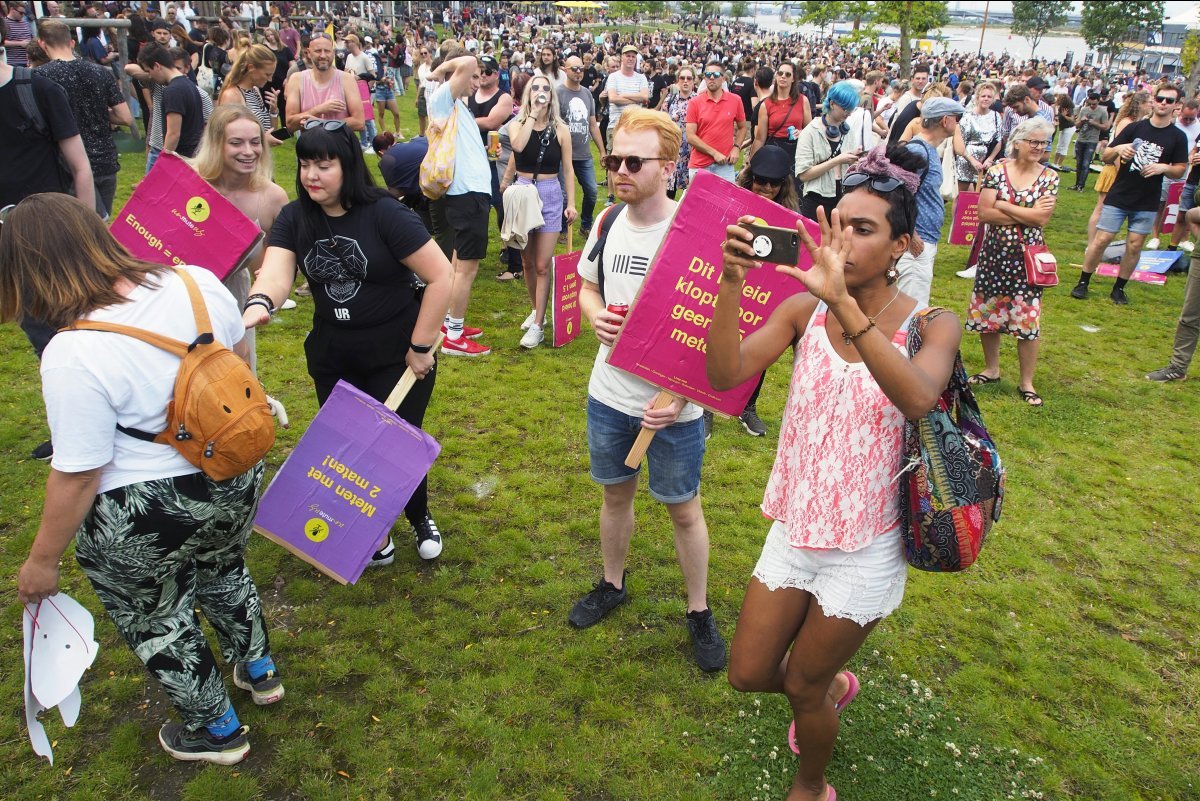 Demonstratie evenementenbranche 21 aug. 2021 Nijmegen