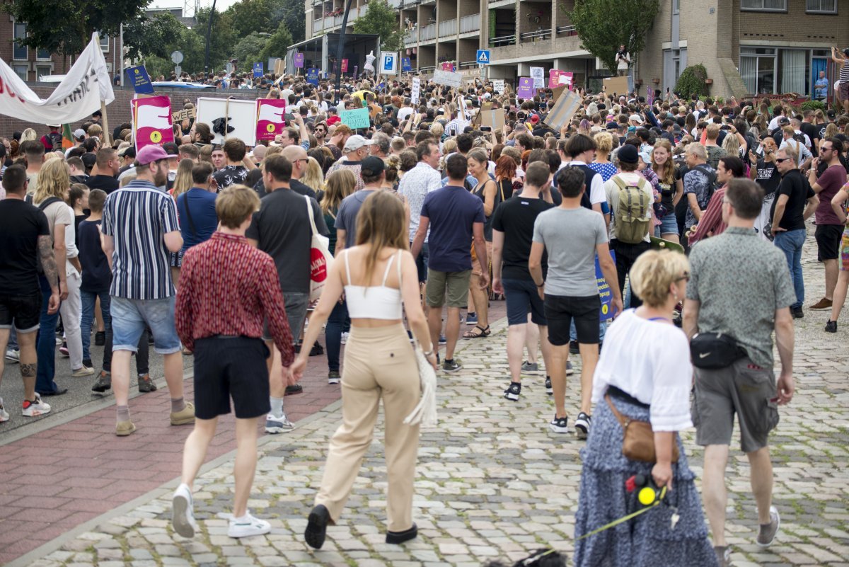 Demonstratie evenementenbranche 21 aug. 2021 Nijmegen