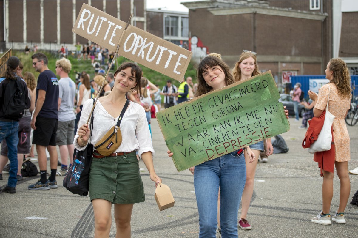 Demonstratie evenementenbranche 21 aug. 2021 Nijmegen