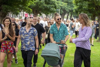 Demonstratie evenementenbranche 21 aug. 2021 Nijmegen