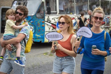 Demonstratie evenementenbranche 21 aug. 2021 Nijmegen