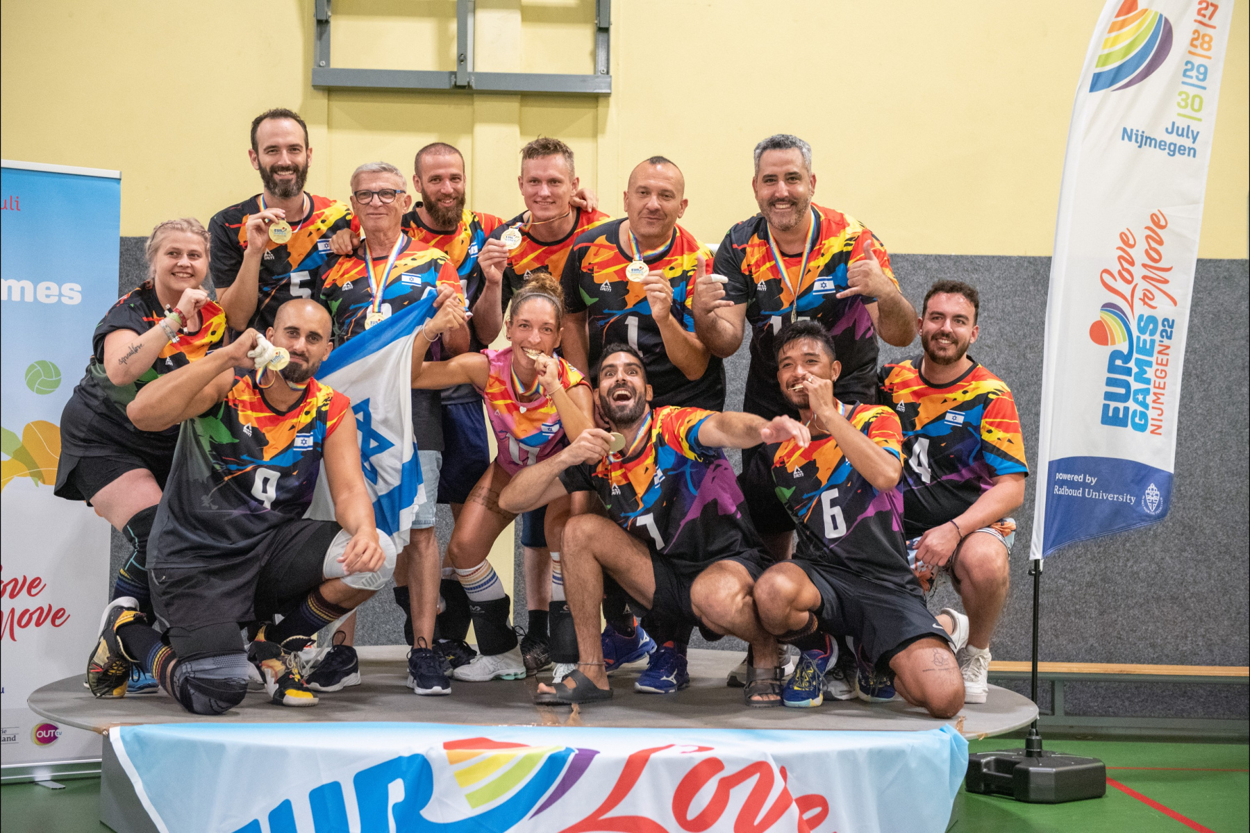 Euro Games Nijmegen zaterdag volleybal