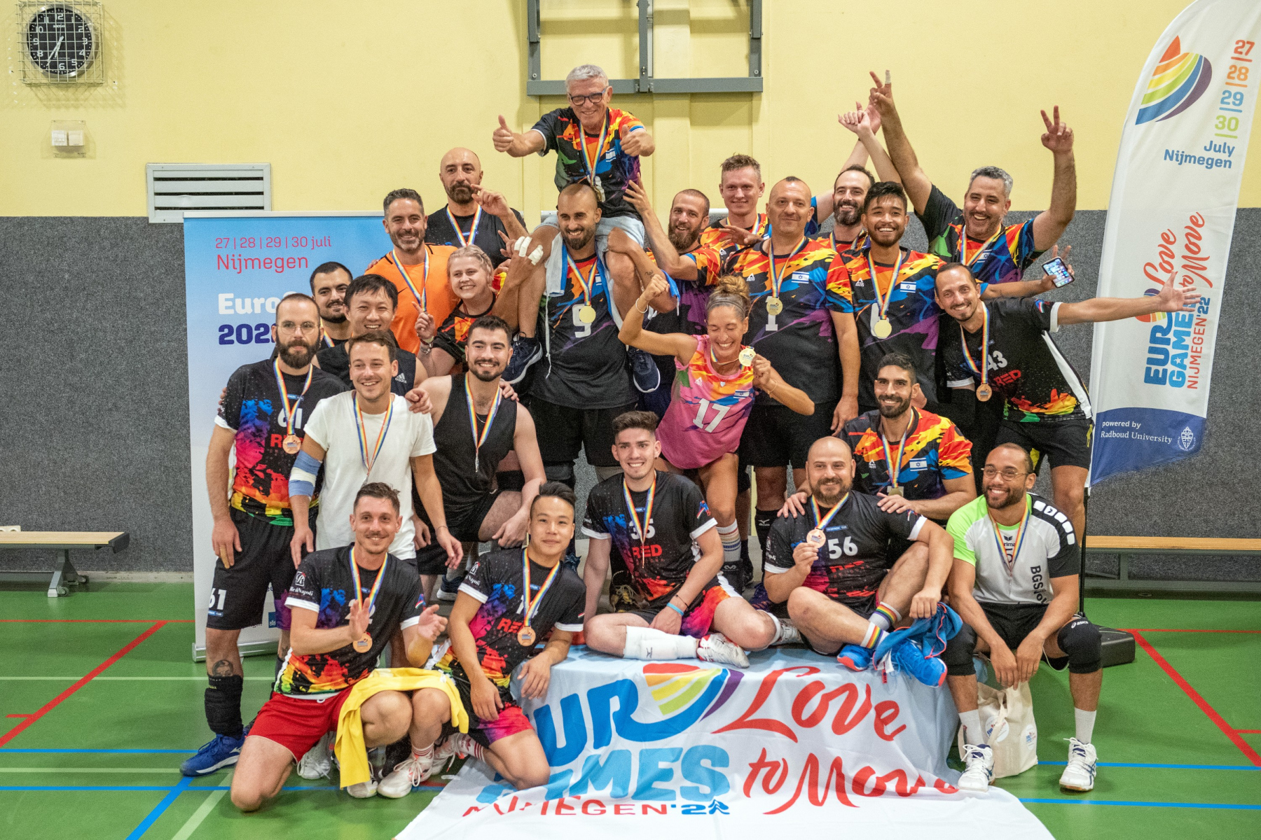 Euro Games Nijmegen zaterdag volleybal