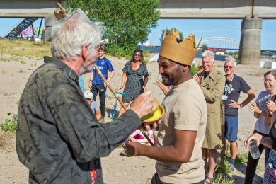 Festival op ''t eiland - zaterdag -  Norbert Busschers en Joyce van Esch – Shakespeare Take Away