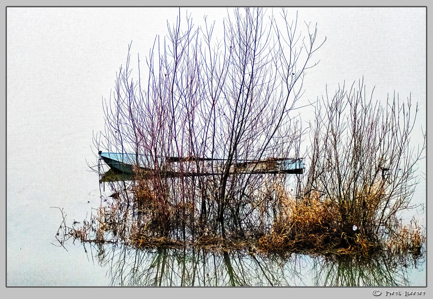 Hoog water in Nijmegen januari 2025