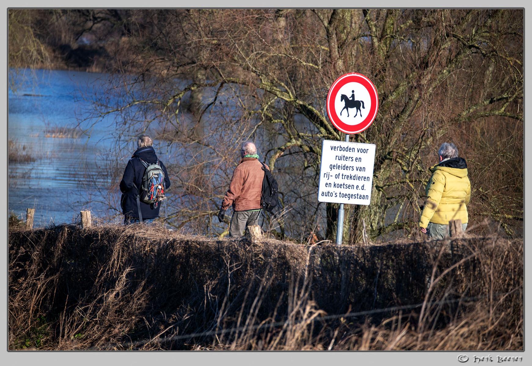 Hoog water in Nijmegen januari 2025