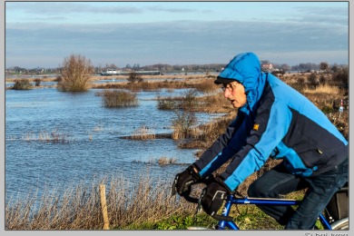 Hoog water in Nijmegen januari 2025