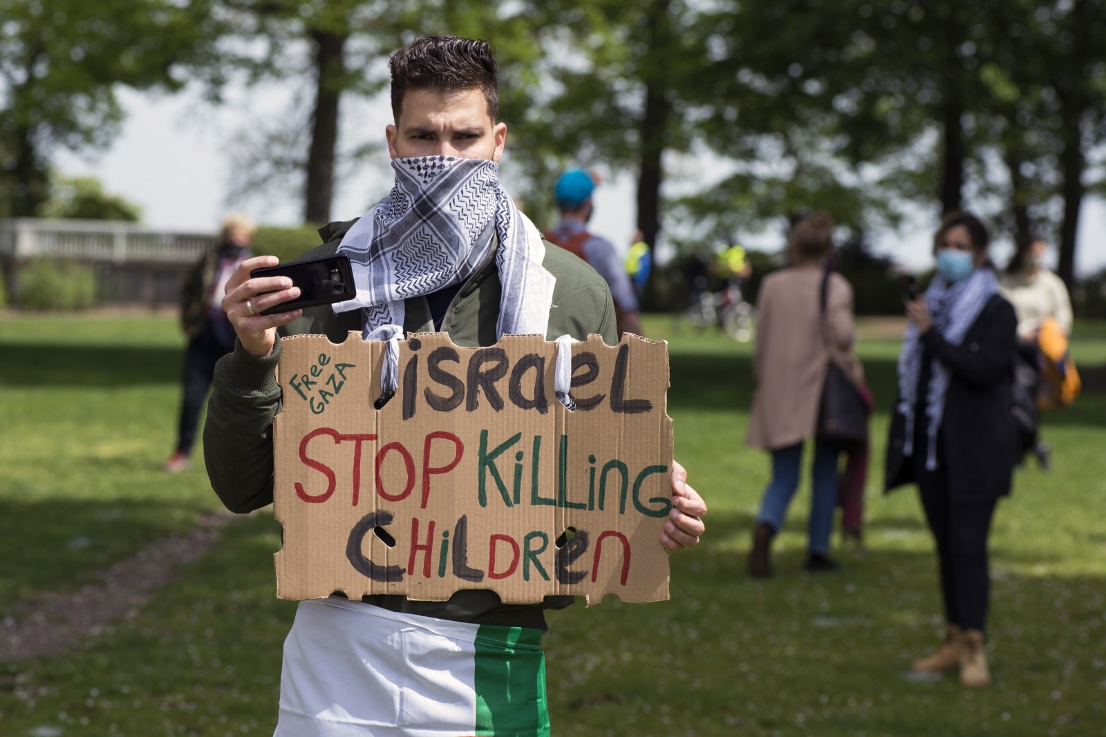 Palestina demonstratie Nijmegen