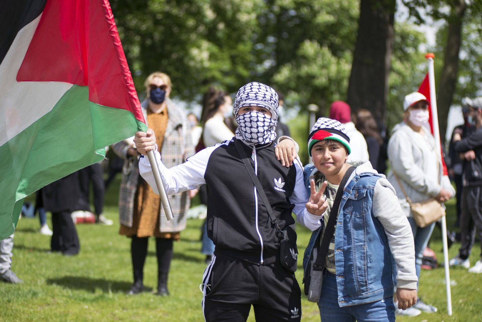 Palestina demonstratie Nijmegen