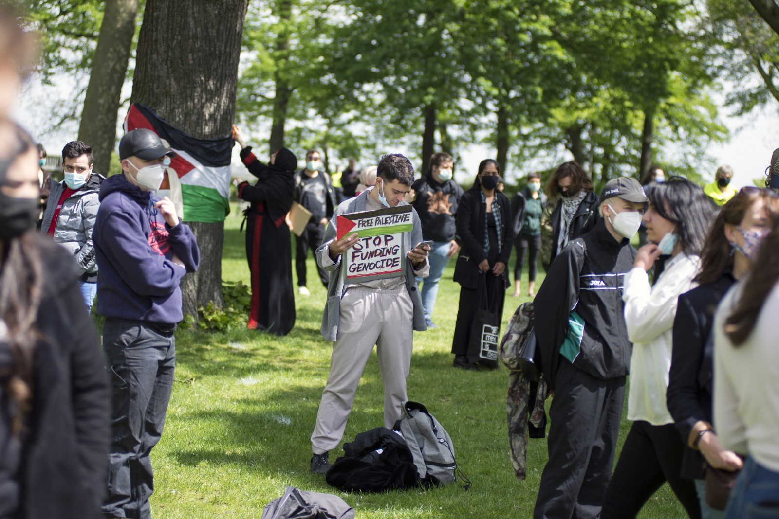 Palestina demonstratie Nijmegen