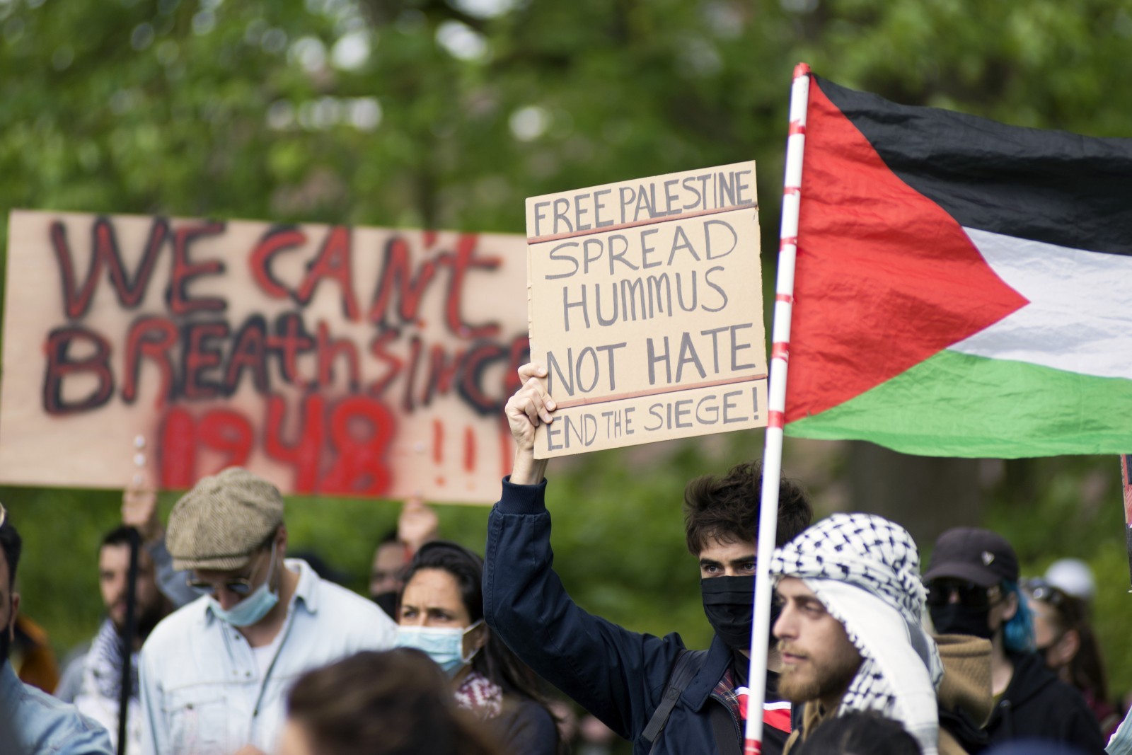 Palestina demonstratie Nijmegen