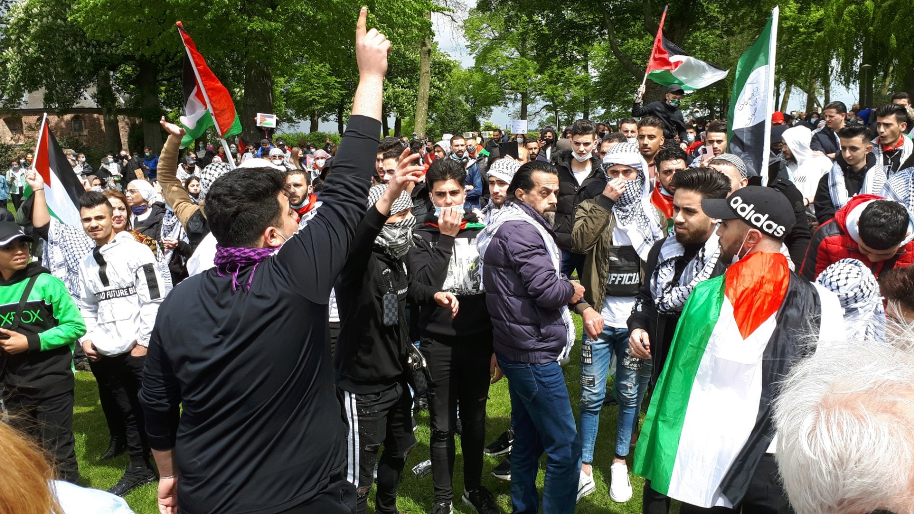 Palestina demonstratie Nijmegen