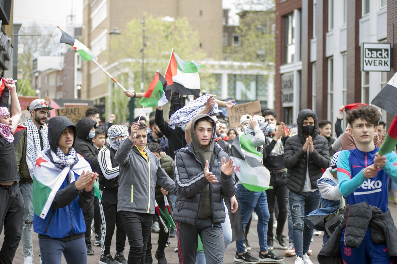 Palestina demonstratie Nijmegen