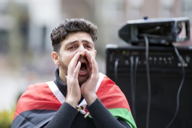 Palestina demonstratie Nijmegen