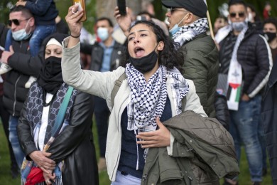 Palestina demonstratie Nijmegen