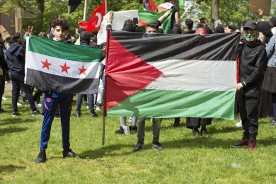 Palestina demonstratie Nijmegen