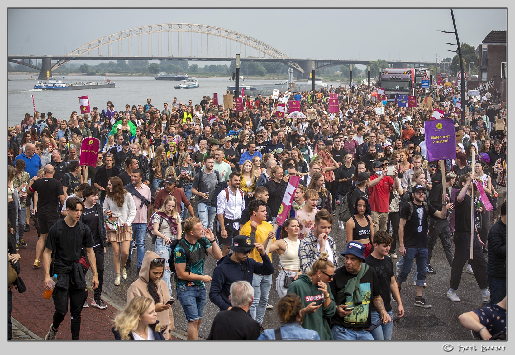 Demonstratie evenementenbranche 11sept 2021 Nijmegen