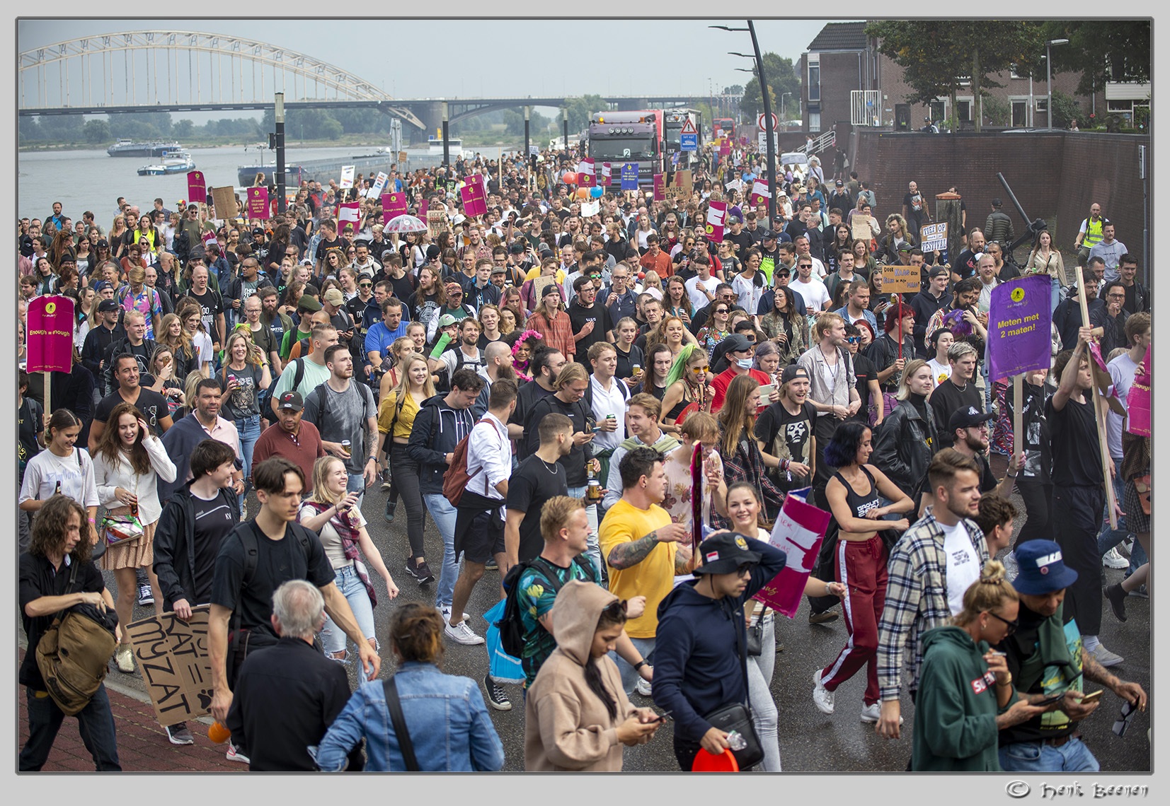 Demonstratie evenementenbranche 11sept 2021 Nijmegen