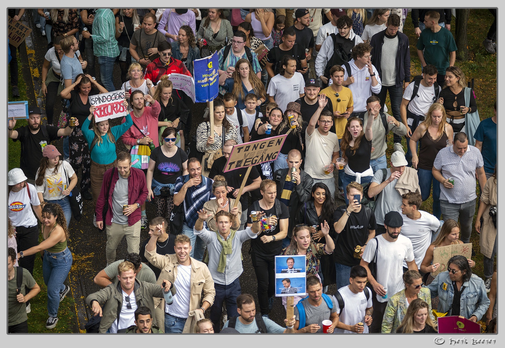Demonstratie evenementenbranche 11sept 2021 Nijmegen