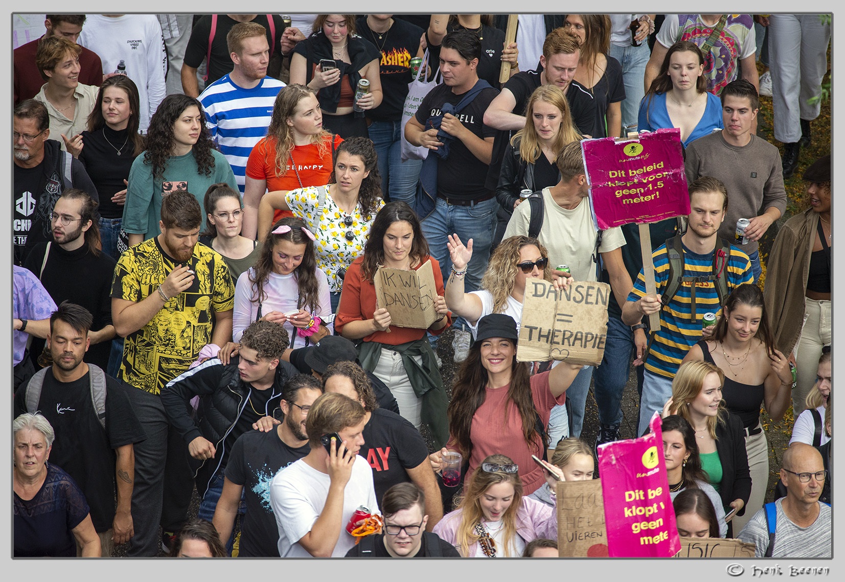 Demonstratie evenementenbranche 11sept 2021 Nijmegen