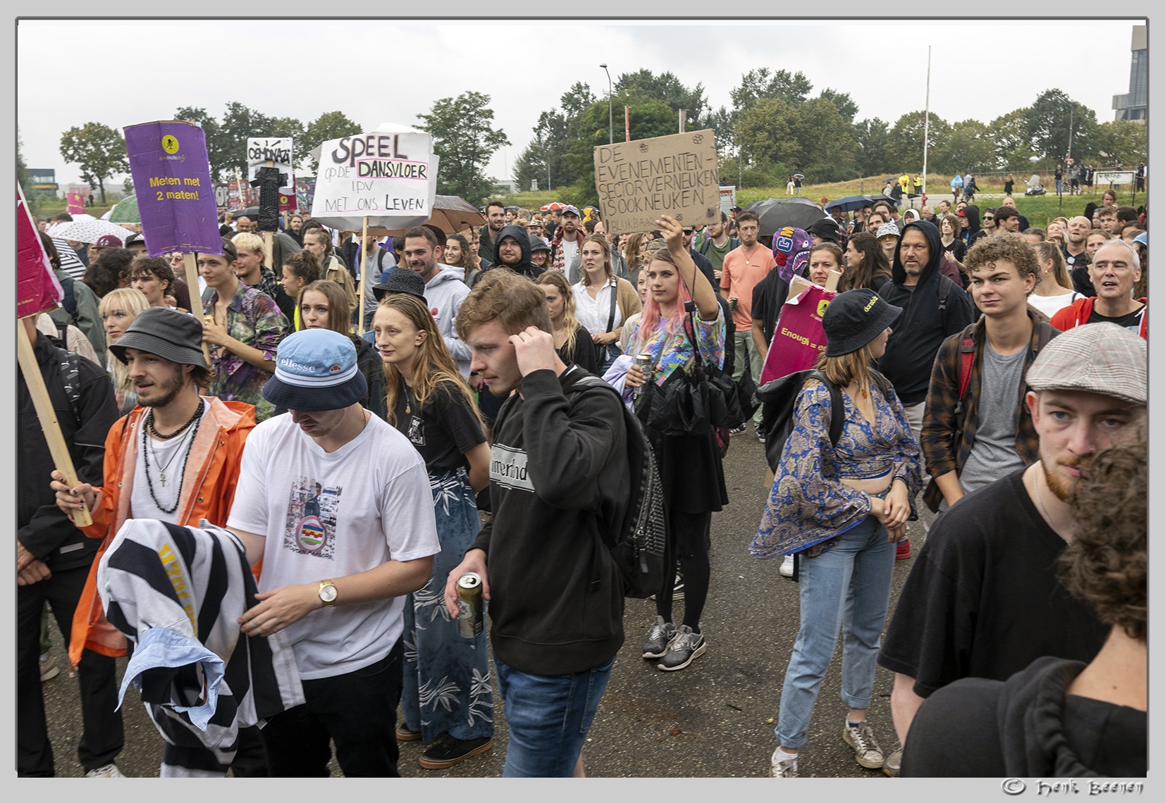 Demonstratie evenementenbranche 11sept 2021 Nijmegen