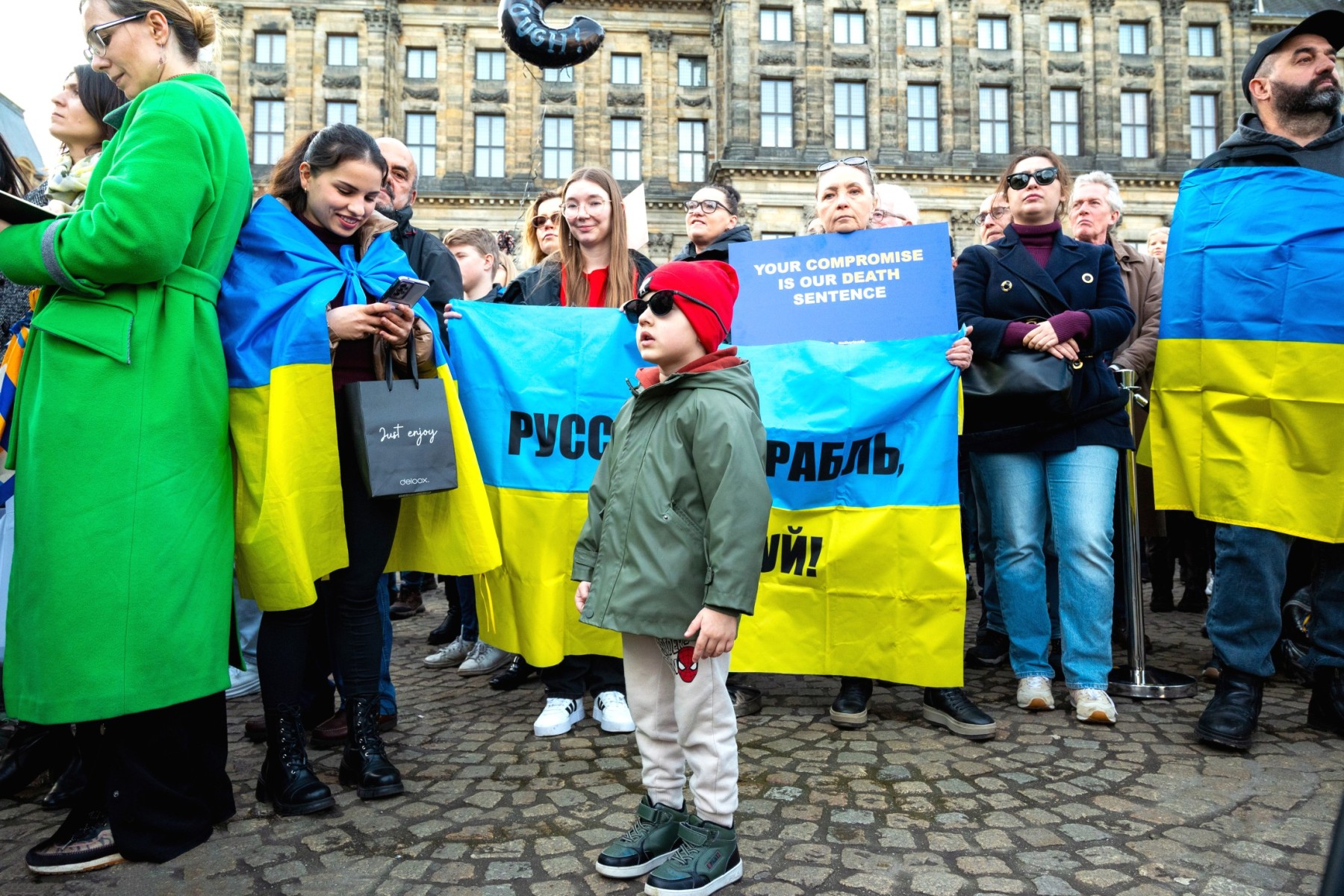 Ukraine demo in Amsterdam 2025