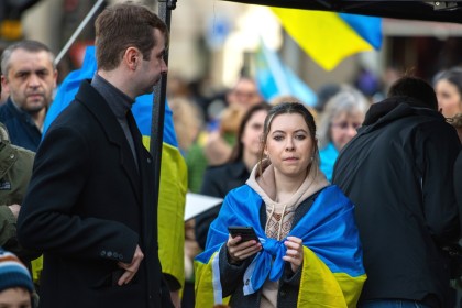 Ukraine demo in Amsterdam 2025