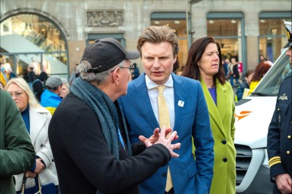 Ukraine demo in Amsterdam 2025