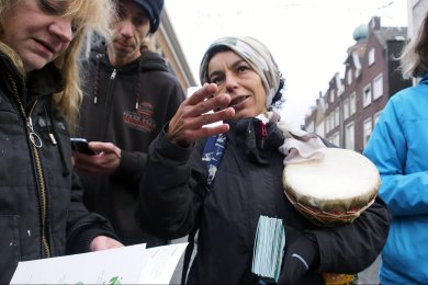 Verboden demonstratie in Nijmegen