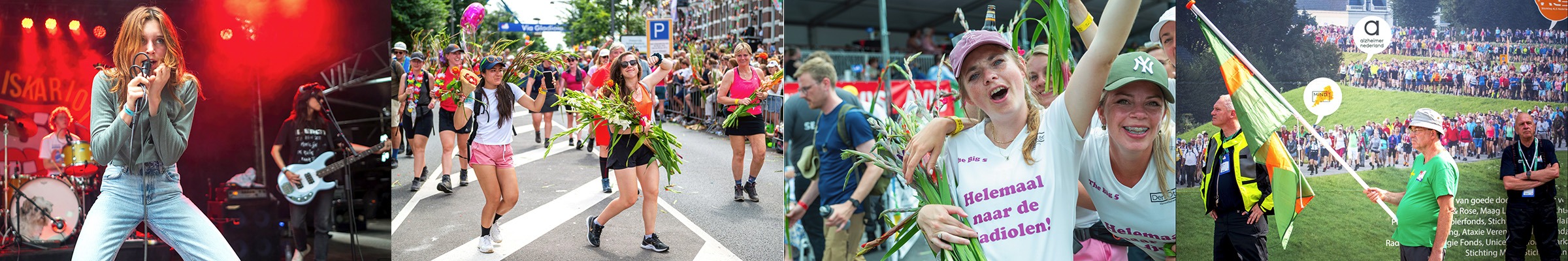 Beelden 4Daagse en 4Daagsefeesten 2024 in Nijmegen.