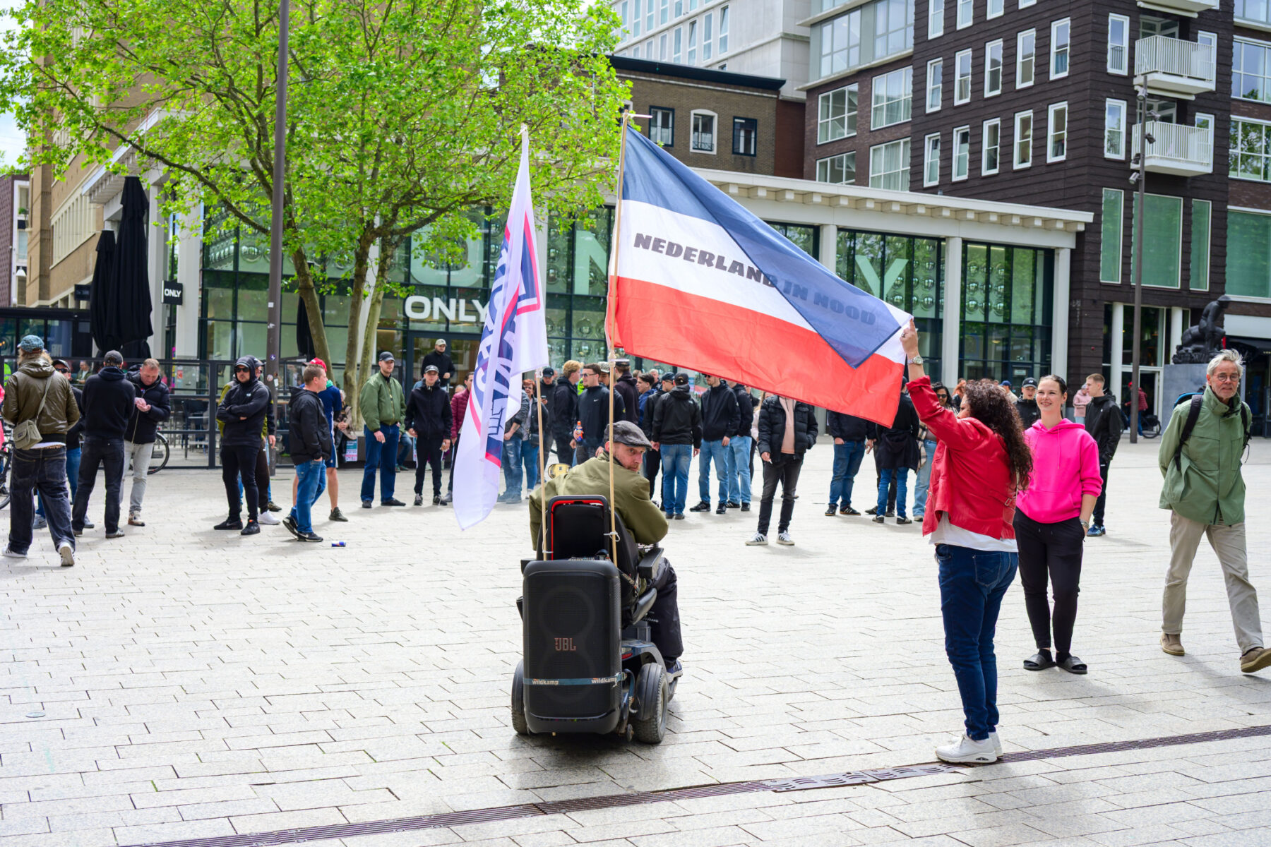 Honderden tegendemonstranten bij nationaal protest in Nijmegen