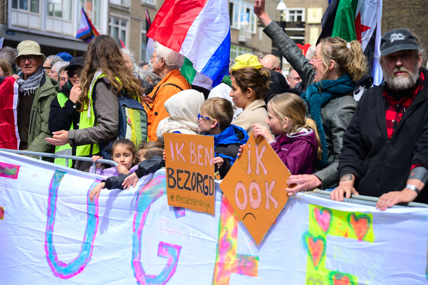 Honderden tegendemonstranten bij nationaal protest in Nijmegen