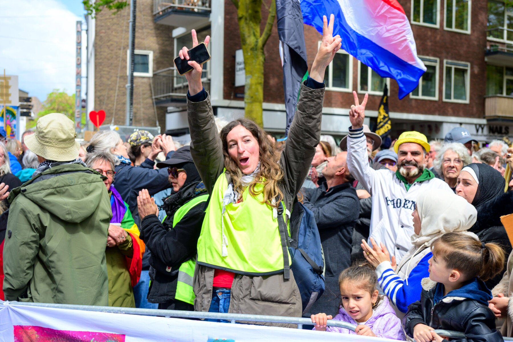Honderden tegendemonstranten bij nationaal protest in Nijmegen