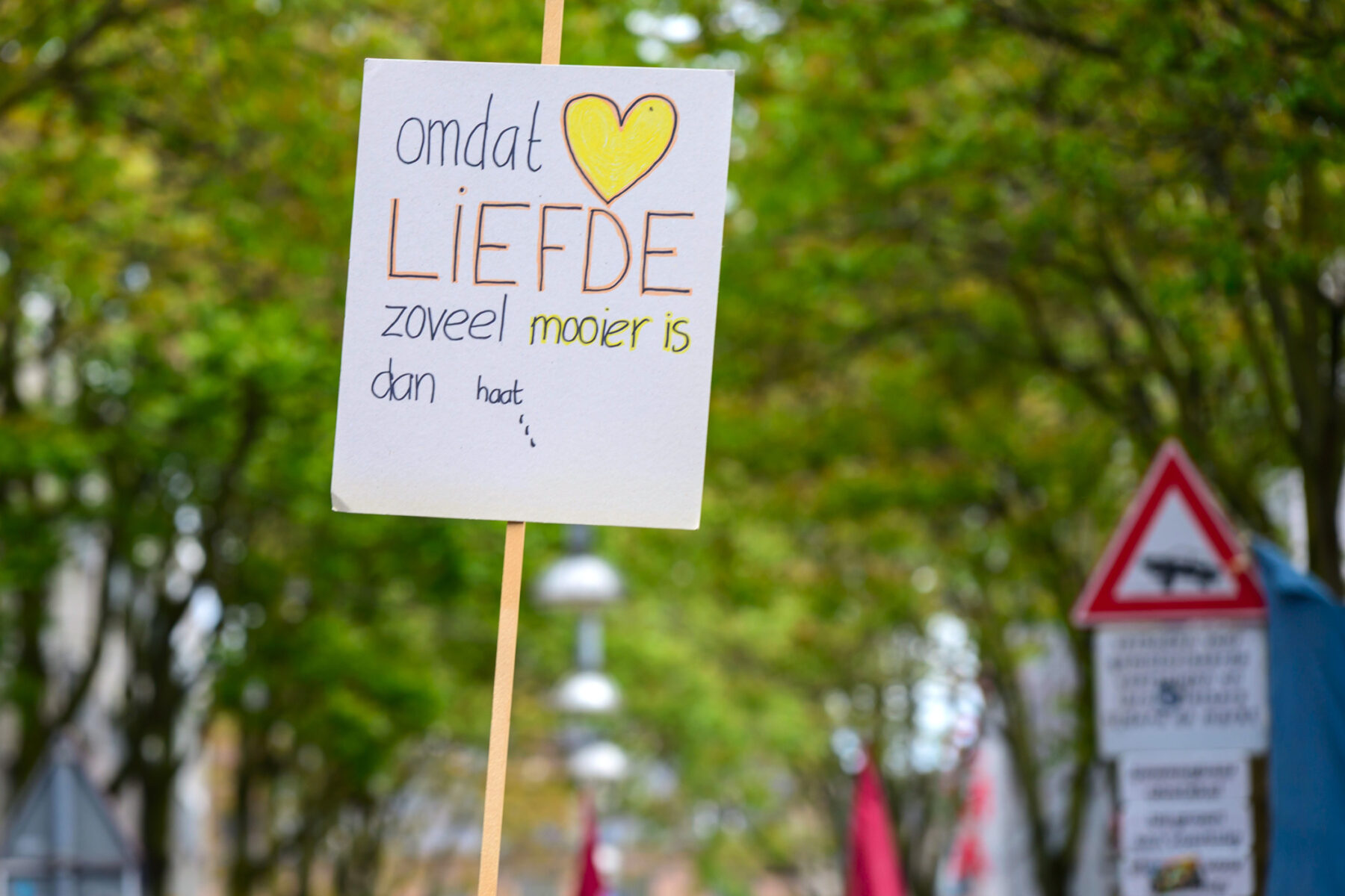 Honderden tegendemonstranten bij nationaal protest in Nijmegen