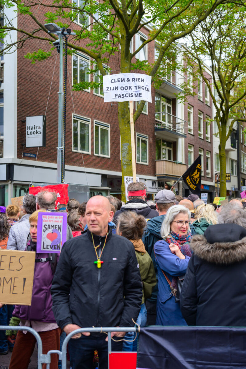 Honderden tegendemonstranten bij nationaal protest in Nijmegen
