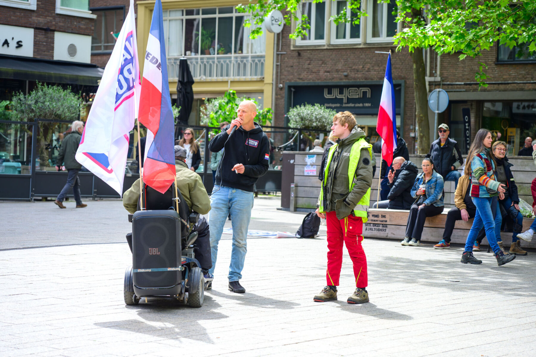 Honderden tegendemonstranten bij nationaal protest in Nijmegen