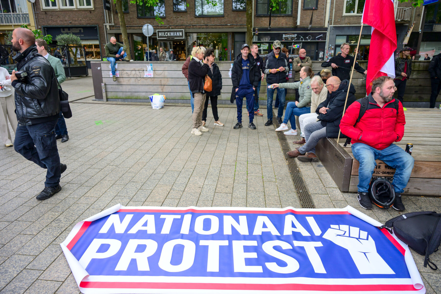Honderden tegendemonstranten bij nationaal protest in Nijmegen