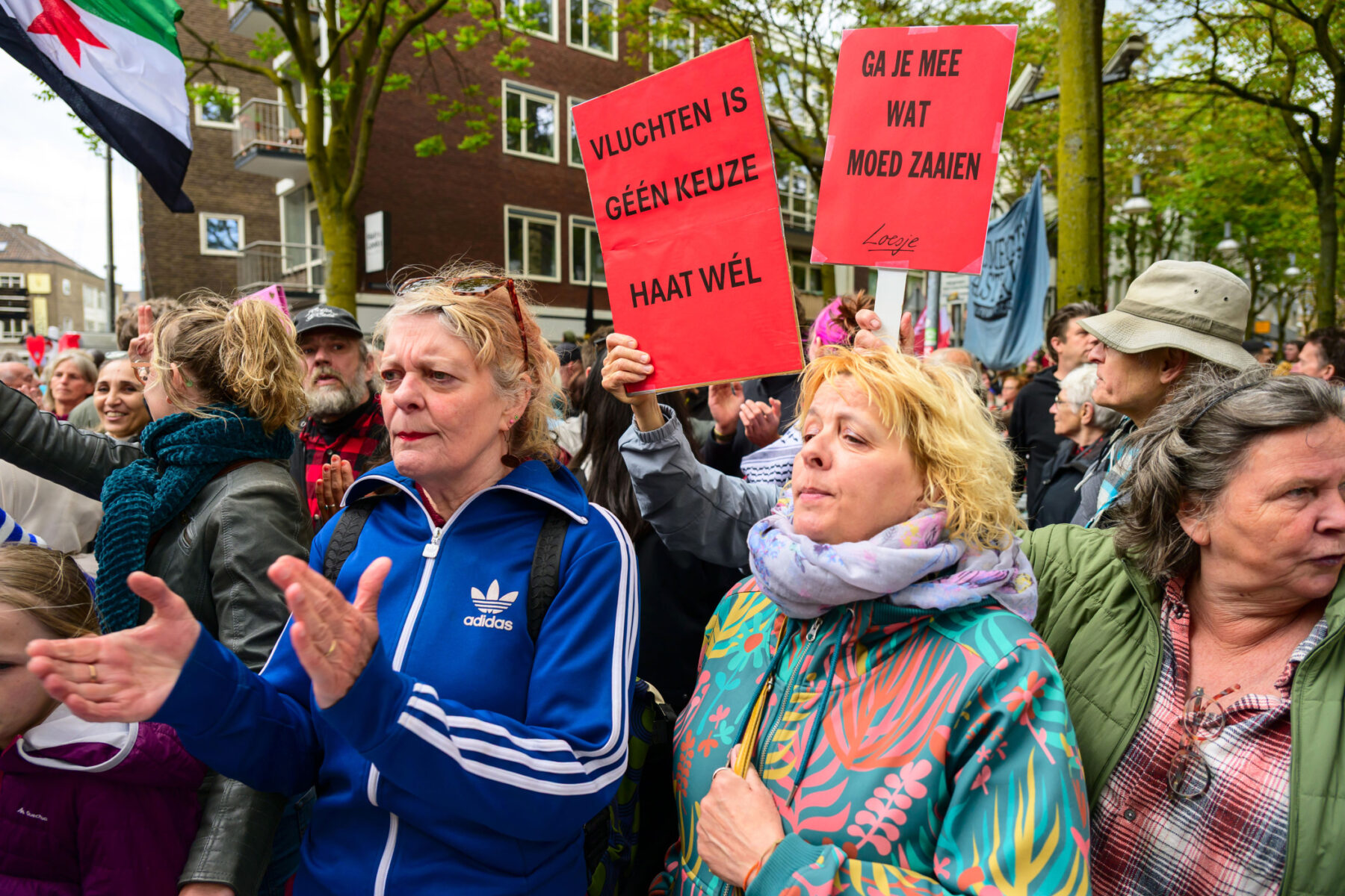 Honderden tegendemonstranten bij nationaal protest in Nijmegen
