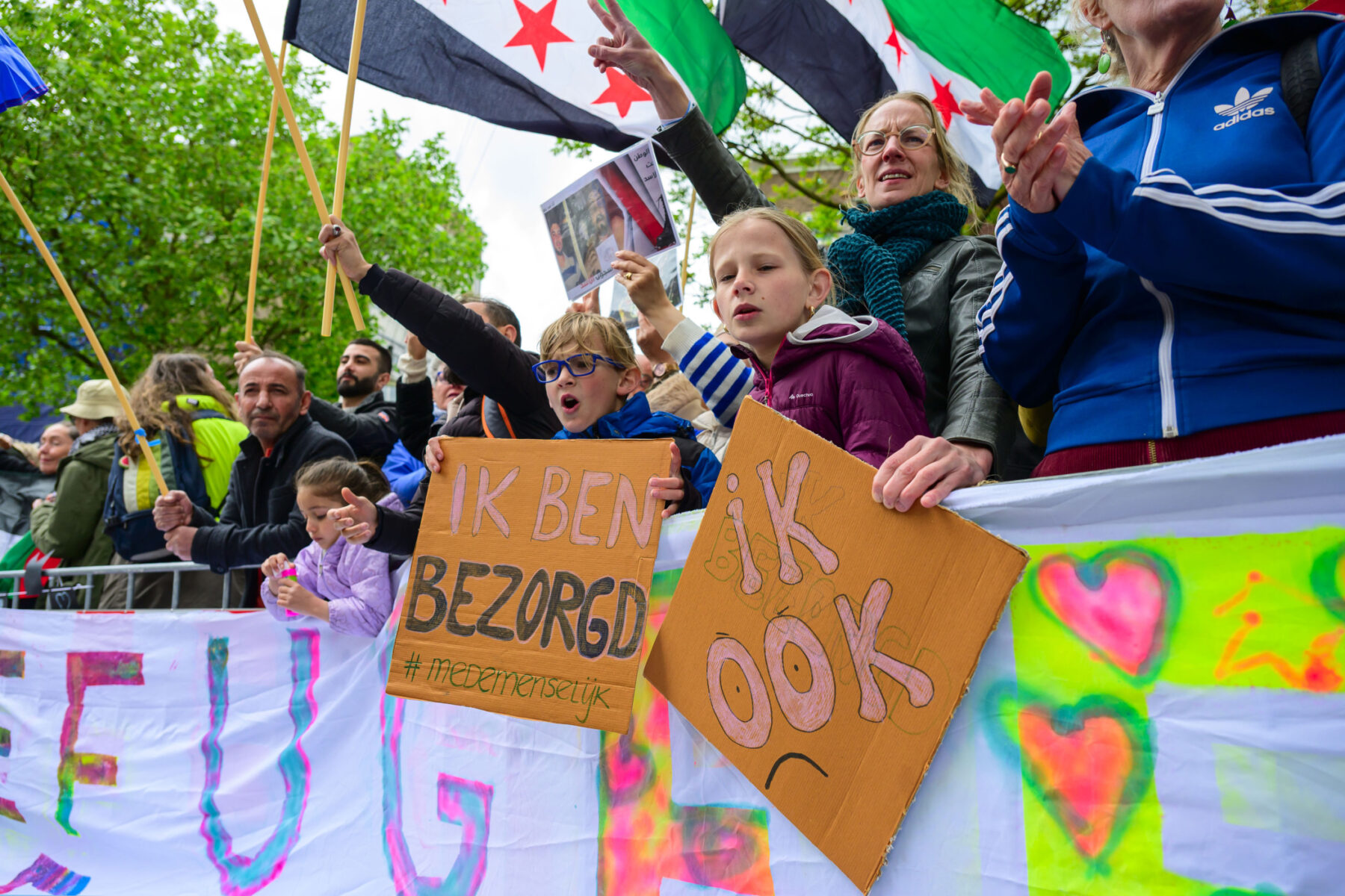 Honderden tegendemonstranten bij nationaal protest in Nijmegen