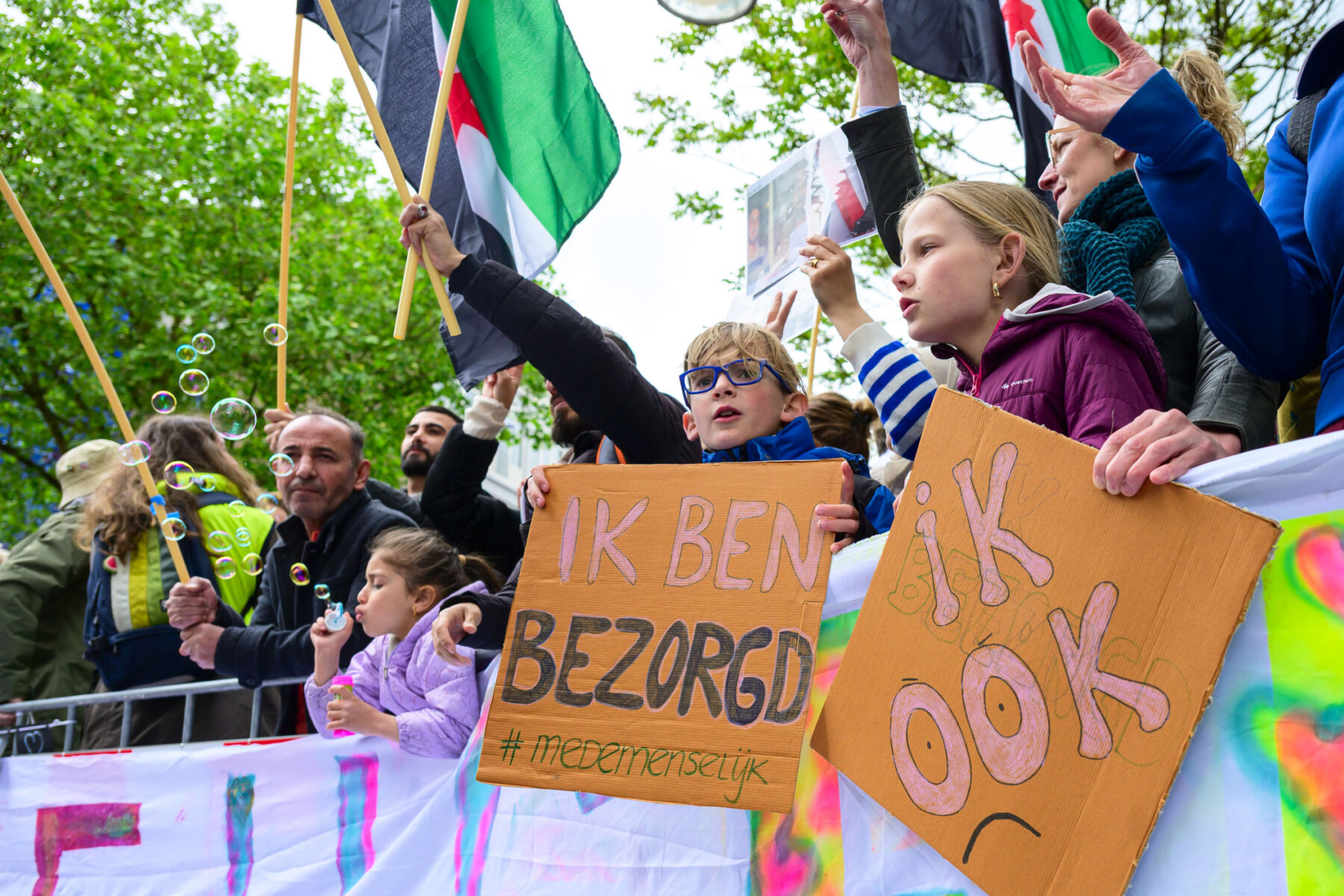 Honderden tegendemonstranten bij nationaal protest in Nijmegen